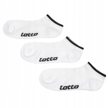 Skarpetki Białe Wygodne Stopki Bawełna LOTTO 1.20.00516-516-516