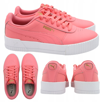 Buty sportowe damskie wygodne Puma 370325 27 Białe Sneakersy