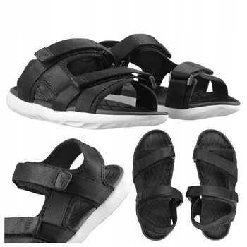 Sandały Buty Dziecięce Wygodne Lekkie Przewiewne Na Lato Czarne 4F