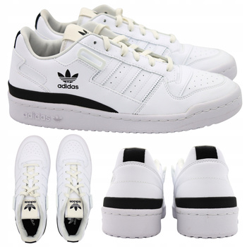BUTY MĘSKIE sportowe białe ADIDAS FORUM Skórzane