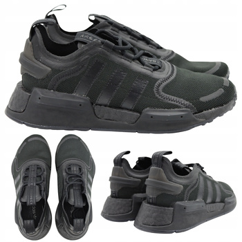 Buty Sportowe Czarne Młodzieżowe Wygodne ADIDAS NMD_V3 GX5683