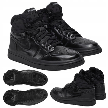 BUTY DAMSKIE ZIMOWE BOTKI WYSOKIE NIKE AIR JORDAN DC7723 001 CZARNE