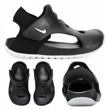 Sandały Dziecięce Czarne Wygodne Na Lato Lekkie NIKE SUNRAY PROTECT 