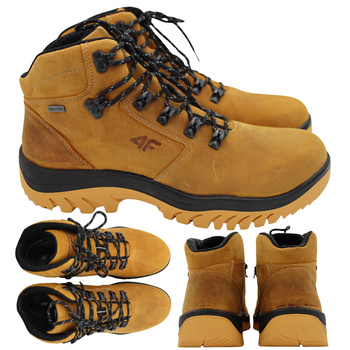 4f BUTY MĘSKIE WYGODNE TREKKINGOWE WYSOKIE NA JESIEŃ ZIMĘ OBMH258 83S