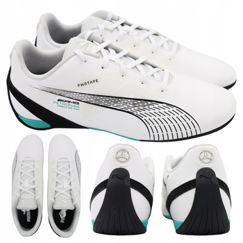 Buty Męskie Białe Skóra Skórzane Wygodne PUMA MAPF1 Carbon Cat