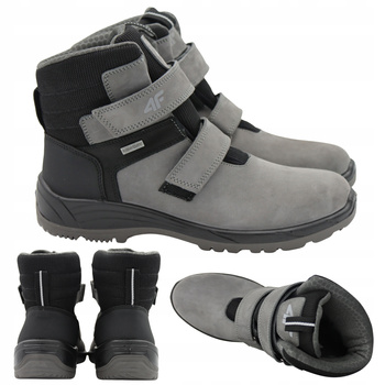 BUTY DZIECIĘCE 4F WYSOKIE WYGODNE NA JESIEŃ ZIMĘ JOBMW252 25S