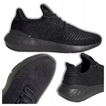 Buty Męskie Sportowe Wygodne Lekkie Czarne ADIDAS SWIFT RUN 22